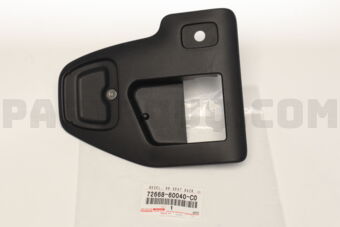 7266860040C0 BEZEL, REAR SEAT BACK LOCK, LOWER