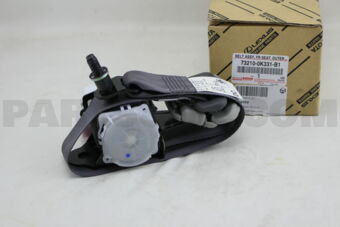 732100K331B1 BELT ASSY, FRONT SEAT OUTER, RH