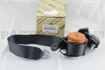 7321060663C0 BELT ASSY, FRONT SEAT OUTER, RH