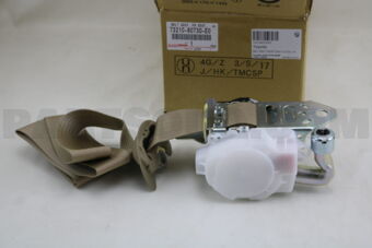 7321060730E0 BELT ASSY, FRONT SEAT OUTER, RH