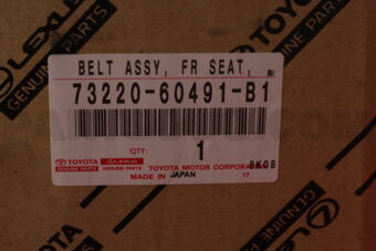 7322060491B1 BELT ASSY, FRONT SEAT OUTER, LH