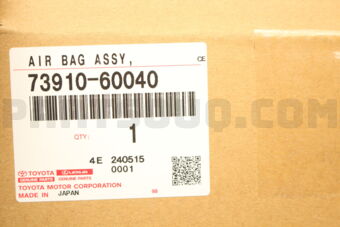 7391060040 AIR BAG ASSY, FR