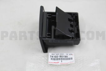 7410260190 BOX SUB-ASSY, FRONT ASH RECEPTACLE