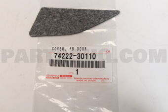7422230110 COVER, FRONT DOOR HOLE
