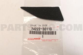 7422230110 COVER, FRONT DOOR HOLE