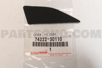7422230110 COVER, FRONT DOOR HOLE