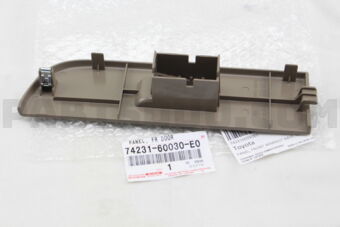 7423160030E0 Toyota PANEL, FRONT ARMREST BASE, UPPER RH