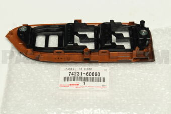 7423160660 PANEL, FRONT ARMREST BASE, UPPER R
