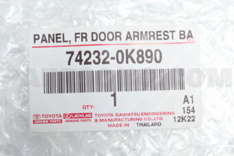 742320K890 PANEL, FRONT ARMREST BASE, UPPER LH