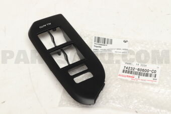 7423260600C0 PANEL, FRONT ARMREST BASE, UPPER