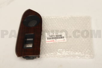 7427160280 PANEL, REAR DOOR ARMREST BASE, UPP