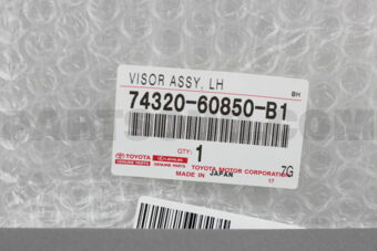 7432060850B1 VISOR ASSY, LH