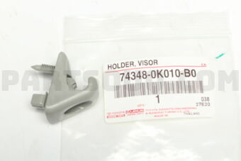 743480K010B0 HOLDER, VISOR, RH/LH