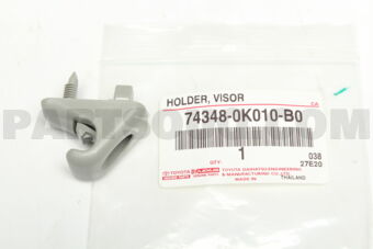 743480K010B0 HOLDER, VISOR, RH/LH