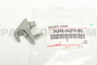 743480K010B0 HOLDER, VISOR, RH/LH