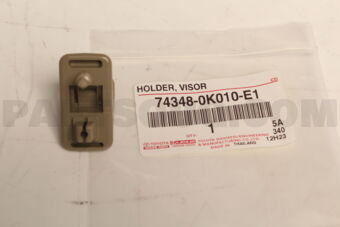 743480K010E1 HOLDER, VISOR, RH/LH