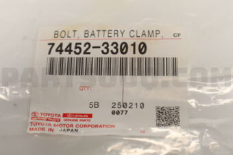 7445233010 Toyota BOLT, BATTERY CLAMP