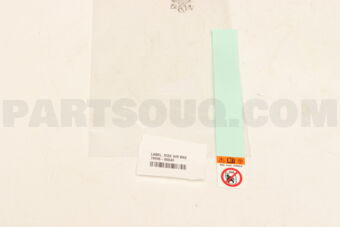 7459660040 LABEL, SIDE AIR BAG
