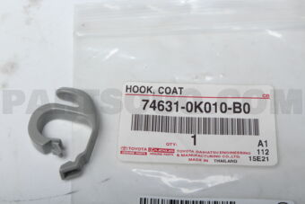 746310K010B0 HOOK, COAT