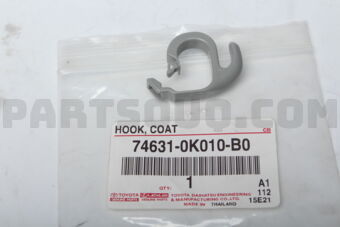 746310K010B0 HOOK, COAT