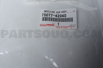 7507742040 MOULDING SUB-ASSY