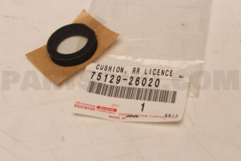 7512926020 CUSHION, RR LICENCE