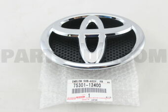 7530112400 EMBLEM SUB-ASSY, FRONT BUMPER