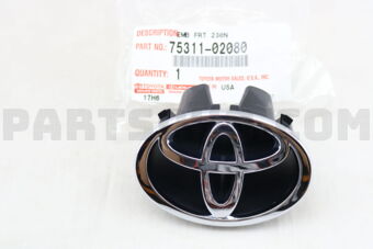 7531102080 Toyota EMBLEM, RADIATOR GRILLE (OR FRONT PANEL)