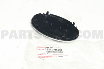 7531106100 EMBLEM, RADIATOR GRILLE (OR FRONT 