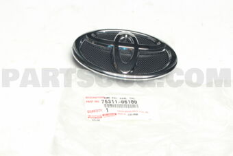 7531106100 EMBLEM, RADIATOR GRILLE (OR FRONT 