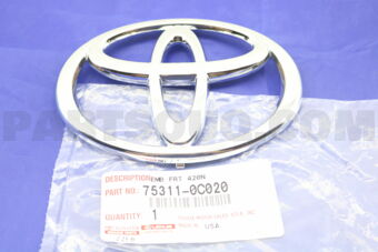 753110C020 EMBLEM, RADIATOR GRILLE (OR FRONT 