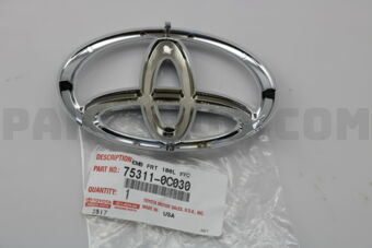 753110C030 EMBLEM, RADIATOR GRILLE (OR FRONT 
