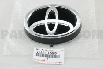 753111E080 EMBLEM, RADIATOR GRILLE (OR FRONT 