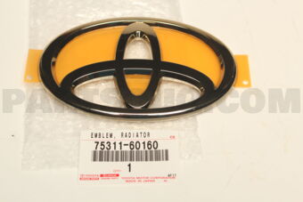 7531160160 EMBLEM, RADIATOR GRILLE (OR FRONT PANEL)