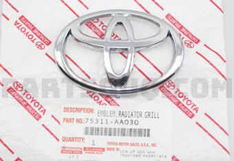 75311AA030 EMBLEM, RADIATOR GRILLE (OR FRONT 