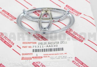 75311AA030 EMBLEM, RADIATOR GRILLE (OR FRONT 