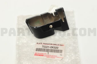 753210K020 PLATE, RADIATOR GRILLE OR FRONT PA