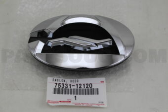 7533112120 EMBLEM, HOOD