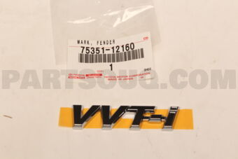 7535112160 Toyota EMBLEM, FRONT FENDER