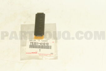 7535141010 Toyota EMBLEM, FRONT FENDER