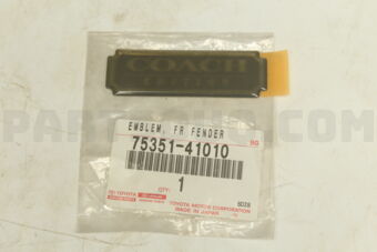 7535141010 Toyota EMBLEM, FRONT FENDER
