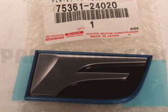 7536124020 PLATE, FRONT FENDER NAME, NO.1