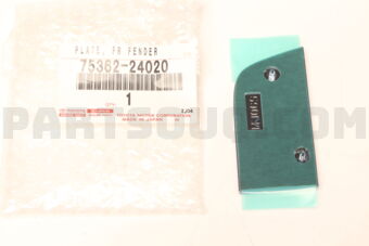 7536224020 PLATE, FRONT FENDER NAME, NO.2