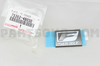 7536248030 PLATE, FRONT FENDER NAME, NO.2