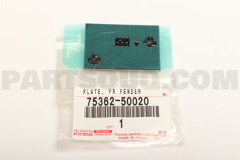 7536250020 PLATE, FR FENDER