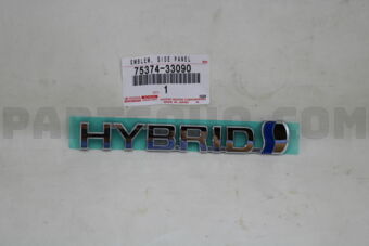 7537433090 EMBLEM, SIDE PANEL