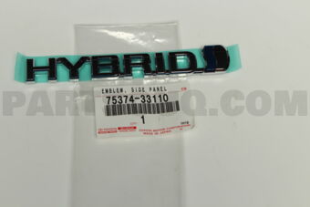 7537433110 EMBLEM, SIDE PANEL