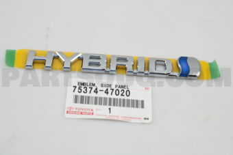 7537447020 EMBLEM, SIDE PANEL