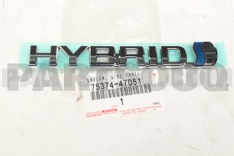 7537447051 EMBLEM, SIDE PANEL
