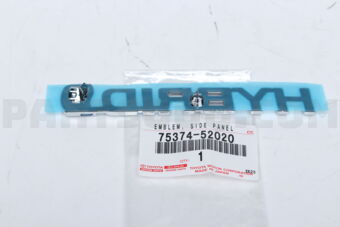 7537452020 EMBLEM, SIDE PANEL
